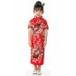 Rød Kinesisk Børnekjole
