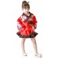 Blomstermotiv Kimono Børnekjole